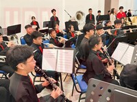 Persembahan Orkestra dan pancaragam SMK Bintulu
