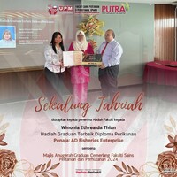 Hadiah Graduan Terbaik Diploma Perikanan