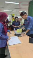 Lawatan Penanda Aras Unit Pusat Sumber Politeknik Mukah ke Perpustakaan UPM Kampus Bintulu Sarawak