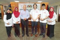 KUNJUNGAN HORMAT UPMKB KE PEJABAT SETIAUSAHA PERSEKUTUAN SARAWAK
