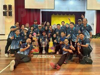 PASUKAN PUTRA BIRU JUARA KEJOHANAN SUKAN STAF UPM 2023 (SUSTAF) PERINGKAT UPM KAMPUS BINTULU SARAWAK