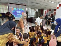 TASKA KEMAS MASJID KG HILIR DALAT KUNJUNGI PERPUSTAKAAN UPM BINTULU