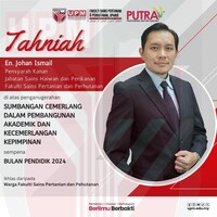 Sumbangan Cemerlang dalam pembangunan akademik dan kecemerlangan kepimpinan sempena Bulan Pendidik 2024