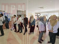 LAWATAN PENANDA ARAS EKOSISTEM KONDUSIF SEKTOR AWAM (EKSA) JABATAN TANAH DAN SURVEI BINTULU KE UPM KAMPUS BINTULU