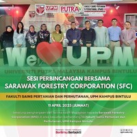 SESI PERBINCANGAN BERSAMA SARAWAK FORESTRY CORPORATION (SFC)