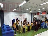TASKA KEMAS MASJID KG HILIR DALAT KUNJUNGI PERPUSTAKAAN UPM BINTULU