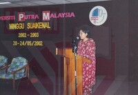 TAKLIMAT KETUA BAHAGIAN PERPUSTAKAAN SEMPENA MINGGU SUAI KENAL PELAJAR BAHARU