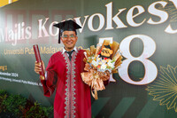 Majlis Konvokesyen Universiti Putra Malaysia ke-48 (SIDANG 1, bertempat di Dewan Sri Kenyalang, Universiti Putra Malaysia, Kampus Bintulu Sarawak.