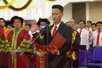 MAJLIS IKRAR DAN AKU JANJI PELAJAR BAHARU PROGRAM DIPLOMA DAN PERSEDIAAN DIPLOMA SAINS SEMESTER PERTAMA SESI 2024/2025 BERSAMA NAIB CANSELOR UPM