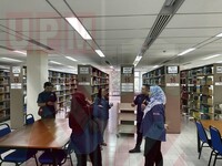 Lawatan Penanda Aras Unit Pusat Sumber Politeknik Mukah ke Perpustakaan UPM Kampus Bintulu Sarawak