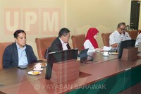 KUNJUNGAN HORMAT UPMKB KE PEJABAT PENGARAH YAYASAN SARAWAK