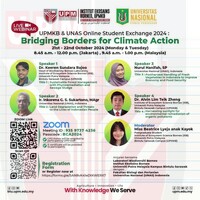 UPMKB & UNAS ONLINE STUDENT EXCHANGE 2024: BRIDGING BORDERS FOR CLIMATE ACTION