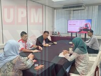 Kunjungan hormat daripada wakil Fakulti Biokejuruteraan dan Teknologi, Universiti Malaysia Kelantan (UMK)