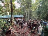 Penanaman Pokok "1 RAS 1 Pokok" Dan Pemuliharaan Tebingan Sungai Tahun 2022 di Hutan Nirwana UPMKB